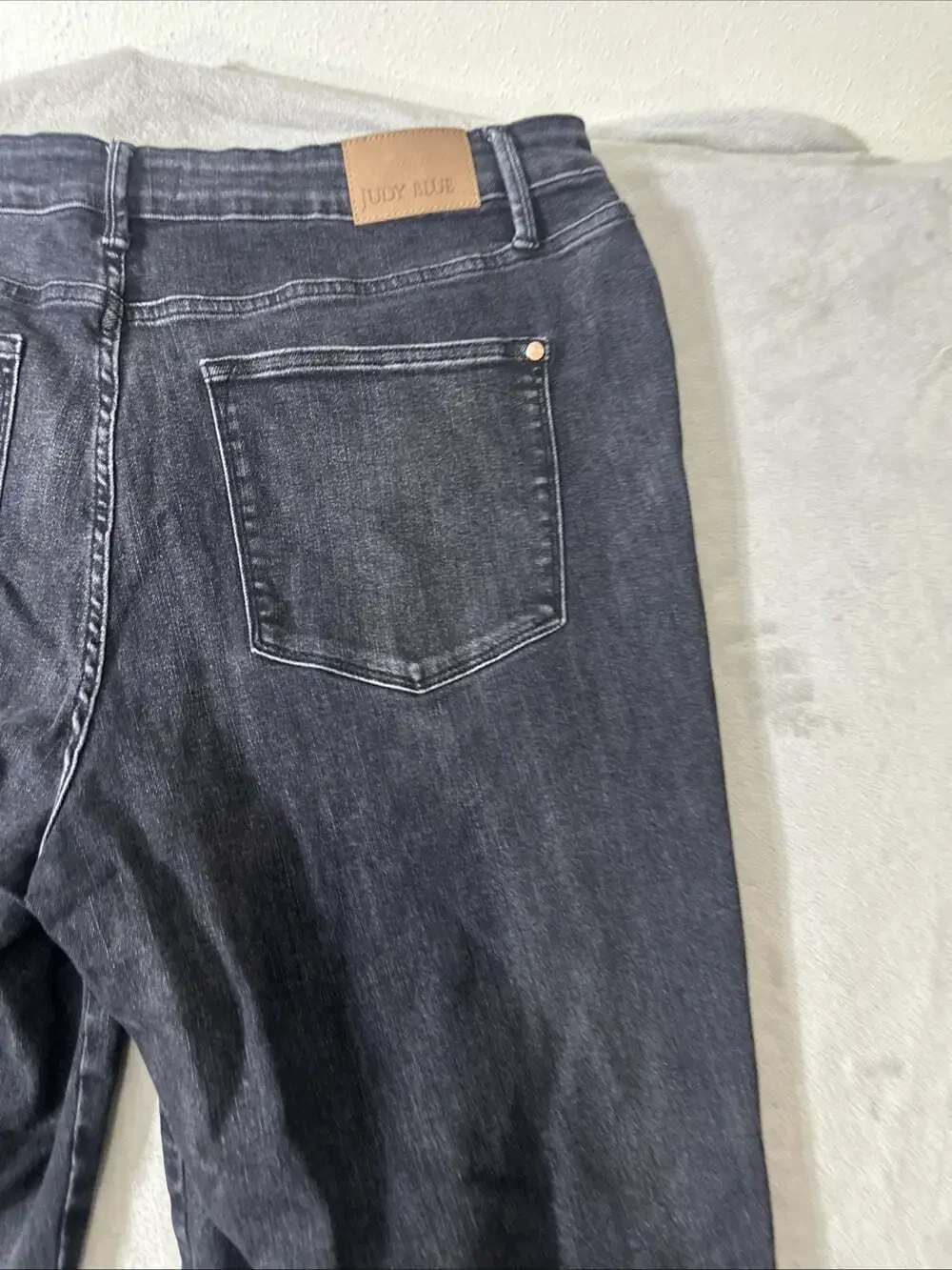 Judy Blue Straight Leg Jeans Women’s 22W Dark Wash High Rise Stretch Plus